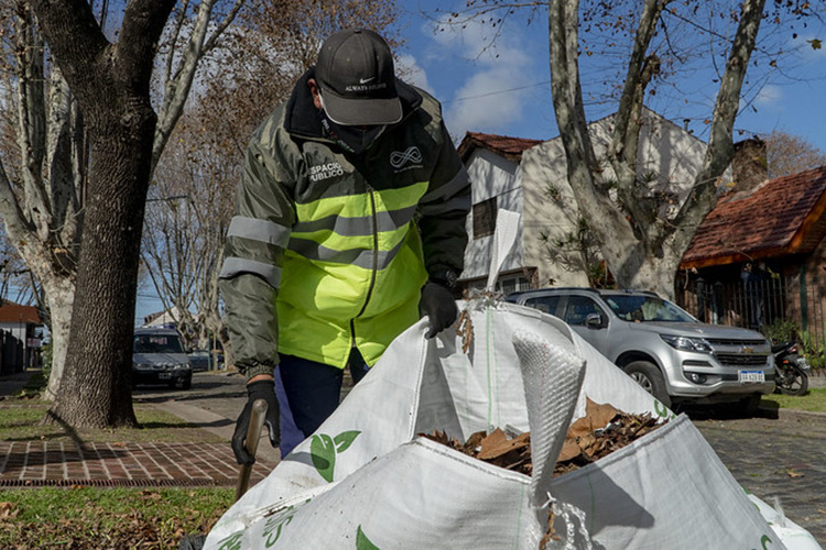 San Isidro continúa sumando bolsones para residuos vegetales