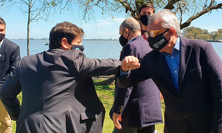 Zamora acompañó a Kicillof en la presentación del Fondo Municipal para la Reactivación Cultural y Turística