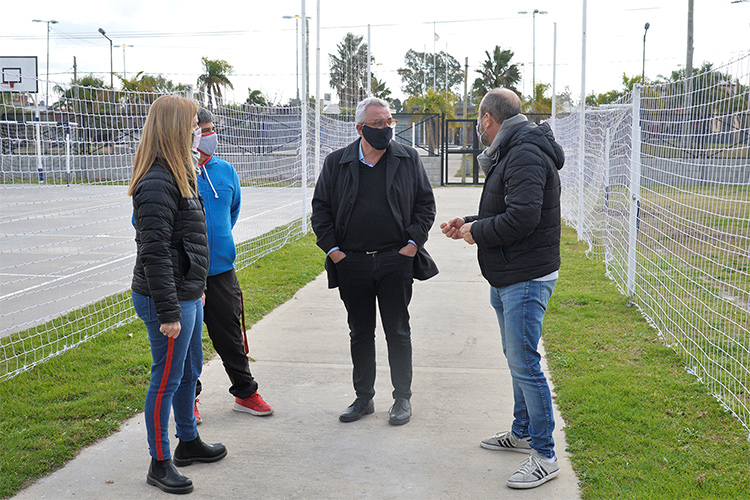 El Municipio de Tigre avanza con más obras en materia de infraestructura deportiva y servicios públicos