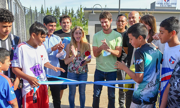 Juan Andreotti inauguró el ´Parque de la Esperanza´ donde antes había un zanjón