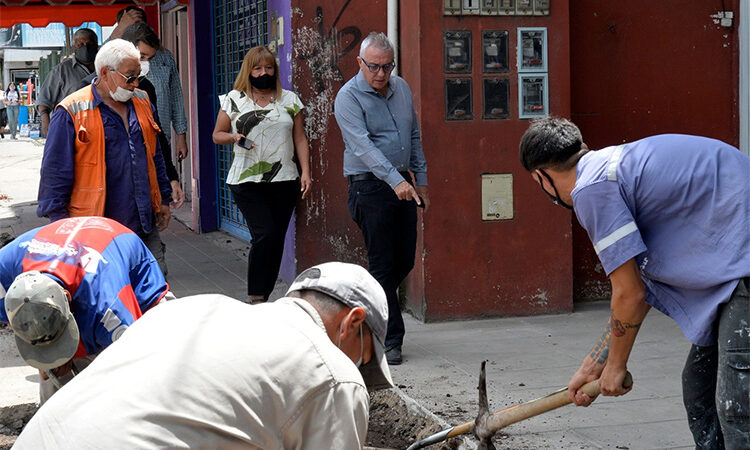 El Municipio de Tigre construye nuevas veredas en El Talar