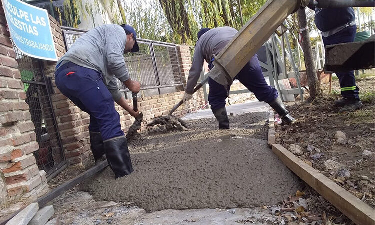 El Municipio de Tigre avanza con el Plan de Veredas Vecinales en Dique Luján